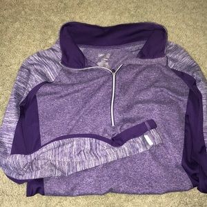 Purple Quarter zip